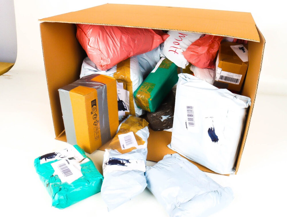 XL Doos met Verloren & Retour Postpakketten