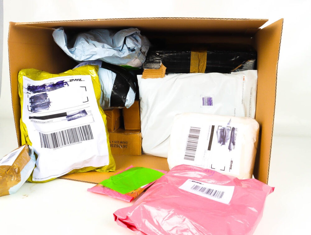XL Doos met Verloren & Retour Postpakketten