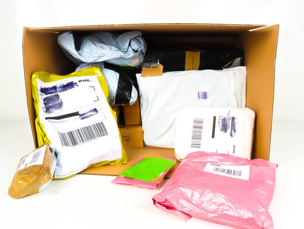 XL Doos met Verloren & Retour Postpakketten