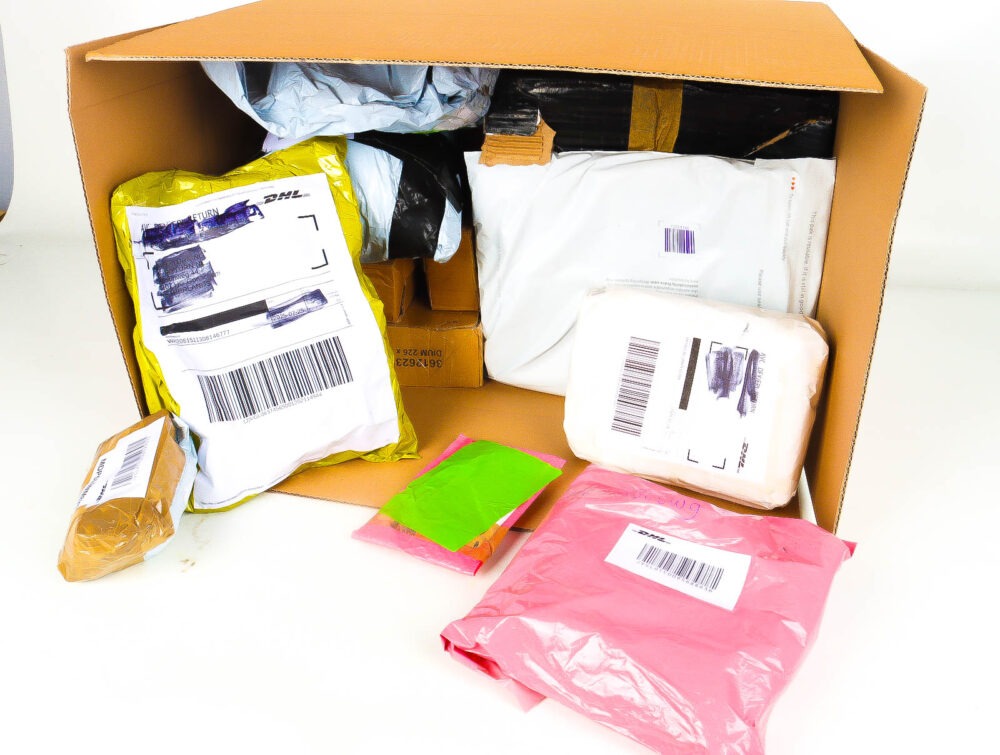 XL Doos met Verloren & Retour Postpakketten