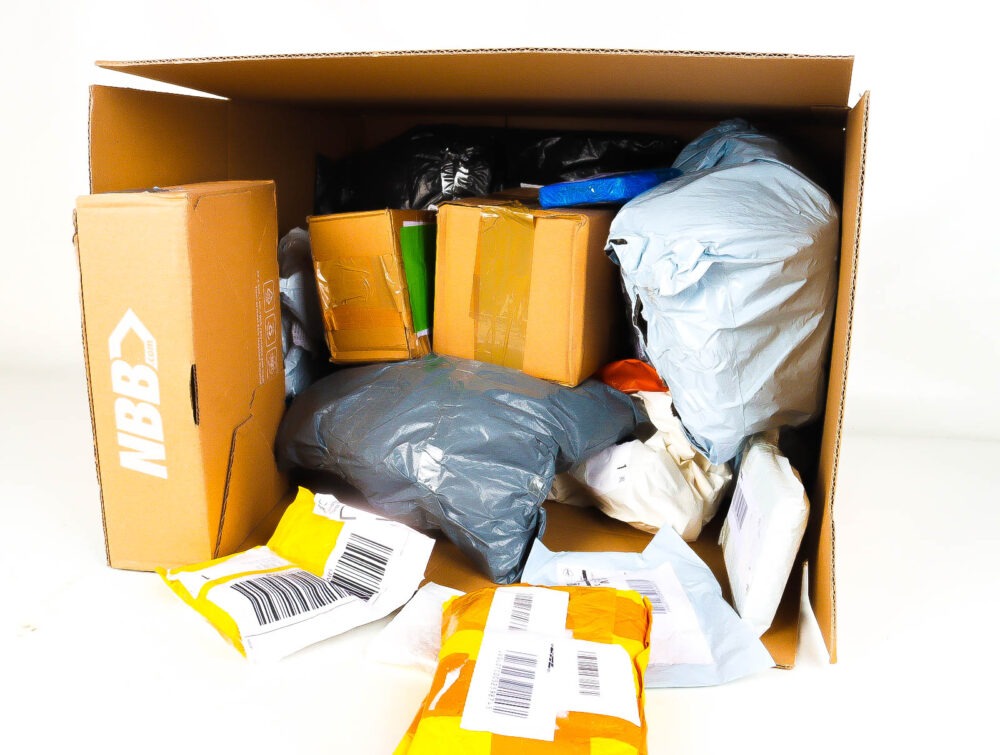 XL Doos met Verloren & Retour Postpakketten