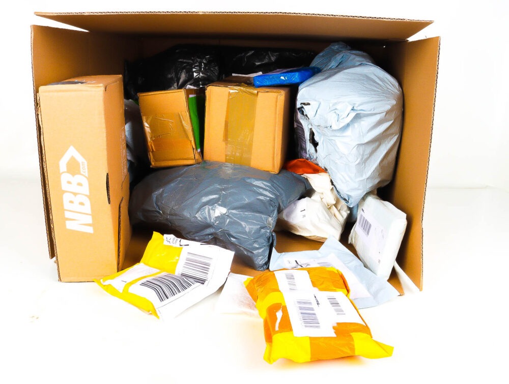 XL Doos met Verloren & Retour Postpakketten