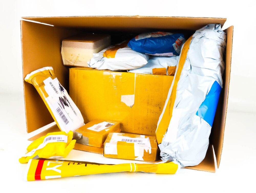 XL Doos met Verloren & Retour Postpakketten