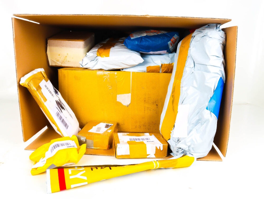 XL Doos met Verloren & Retour Postpakketten