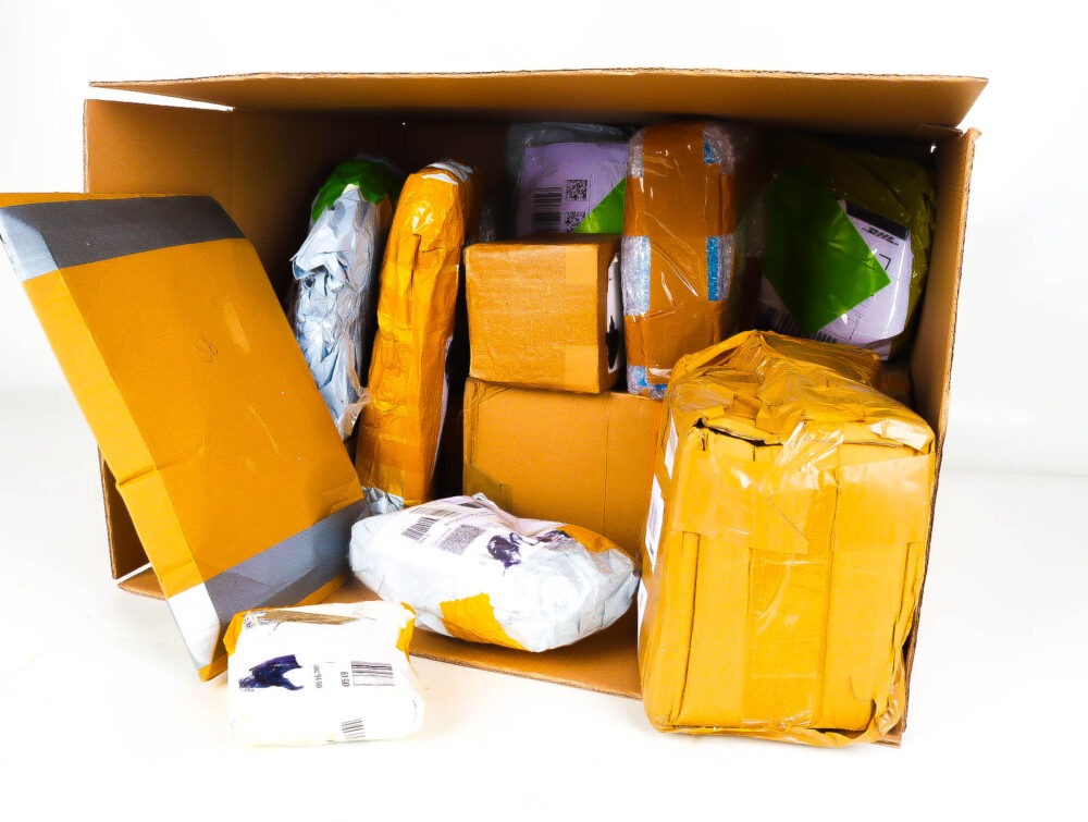 XL Doos met Verloren & Retour Postpakketten