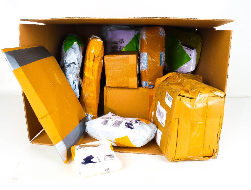 XL Doos met Verloren & Retour Postpakketten
