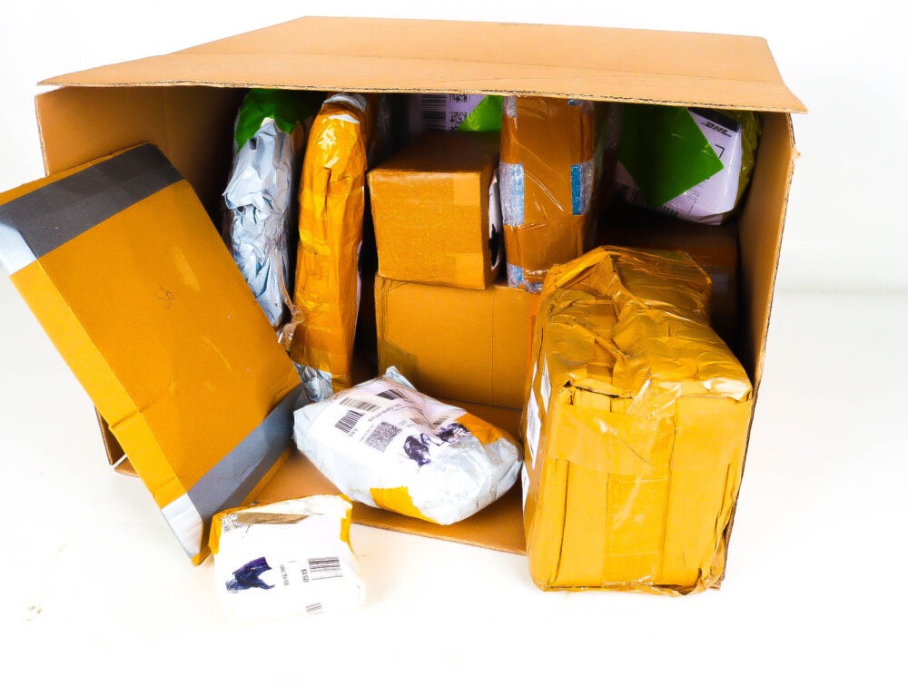 XL Doos met Verloren & Retour Postpakketten
