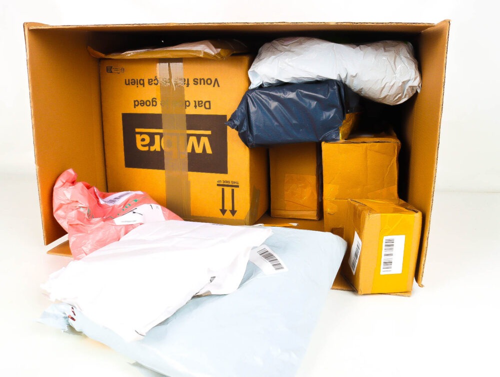 XL Doos met Verloren & Retour Postpakketten