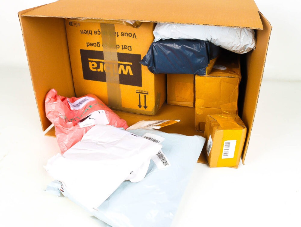 XL Doos met Verloren & Retour Postpakketten
