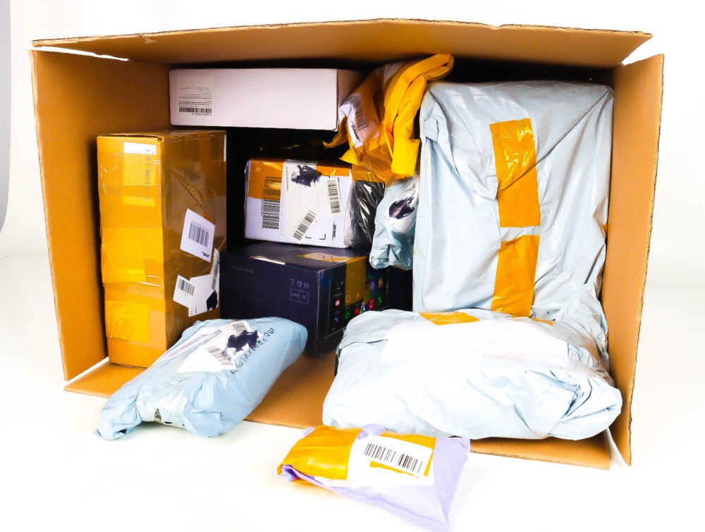 XL Doos met Verloren & Retour Postpakketten