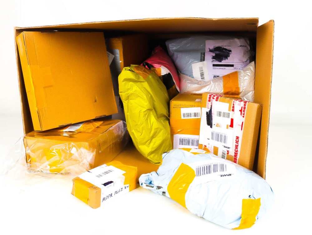 XL Doos met Verloren & Retour Postpakketten