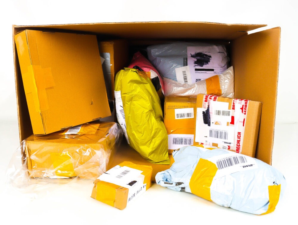 XL Doos met Verloren & Retour Postpakketten