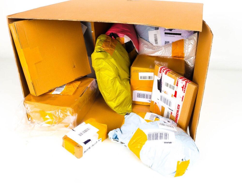 XL Doos met Verloren & Retour Postpakketten
