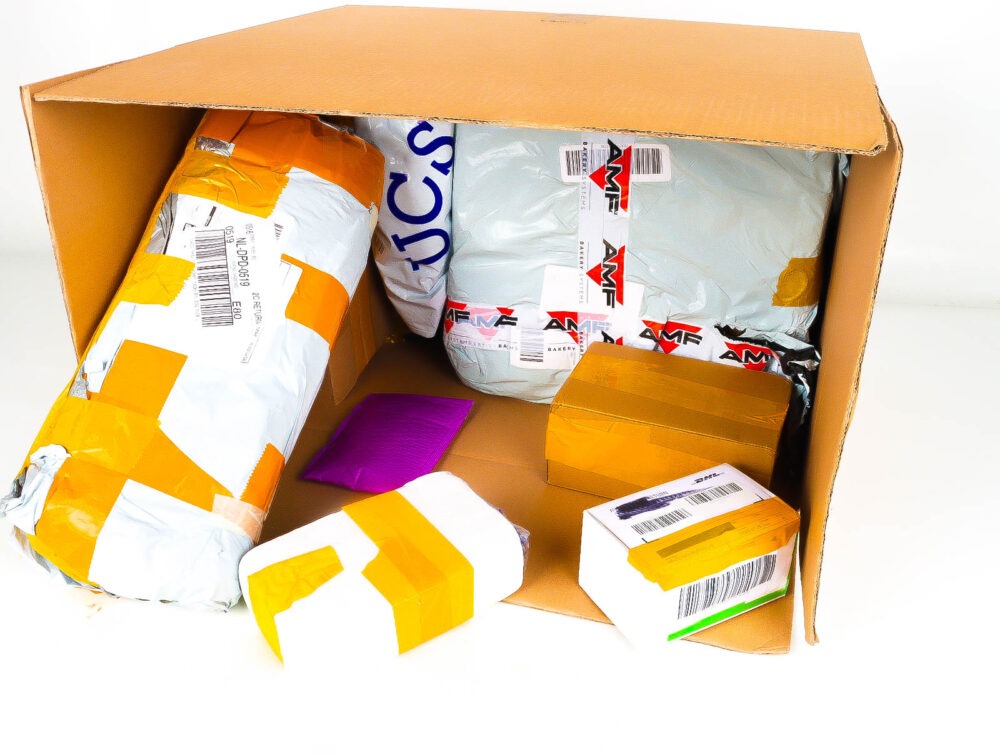 XL Doos met Verloren & Retour Postpakketten