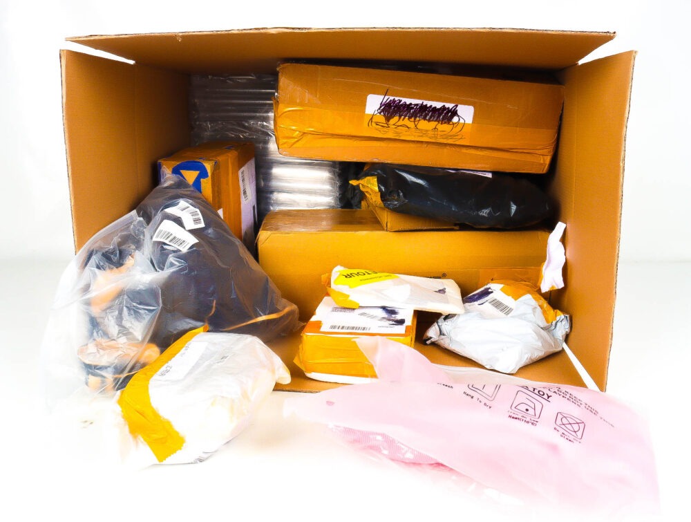 XL Doos met Verloren & Retour Postpakketten