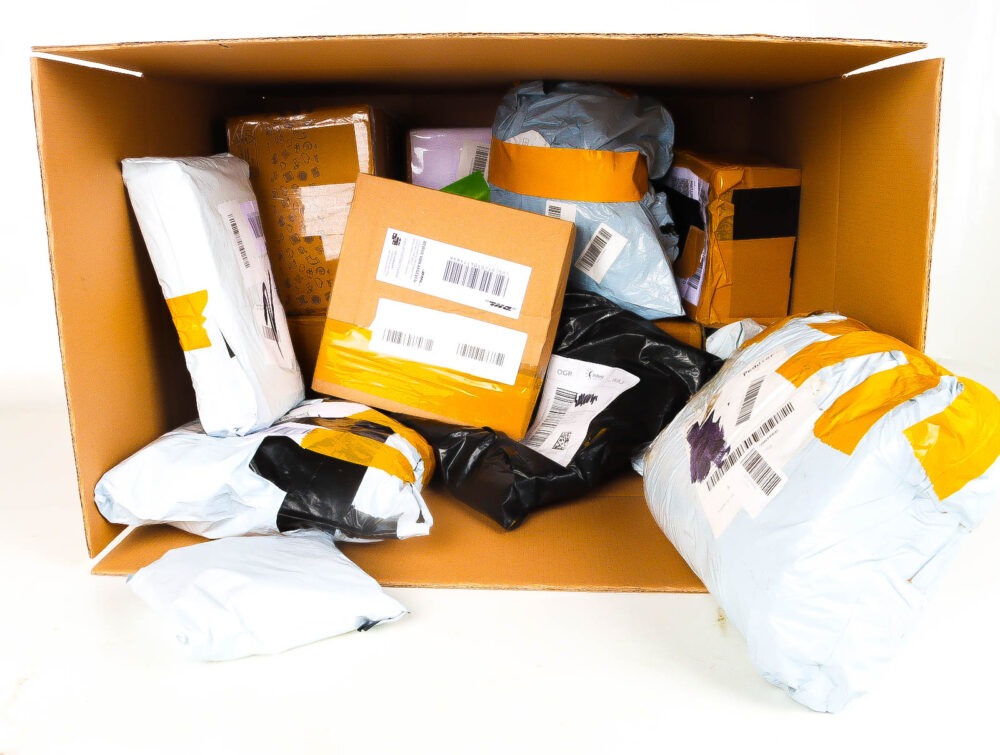 XL Doos met Verloren & Retour Postpakketten