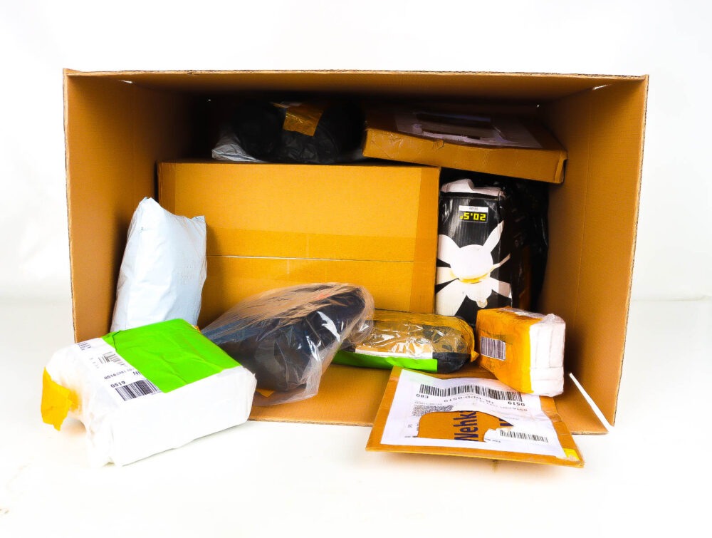 XL Doos met Verloren & Retour Postpakketten