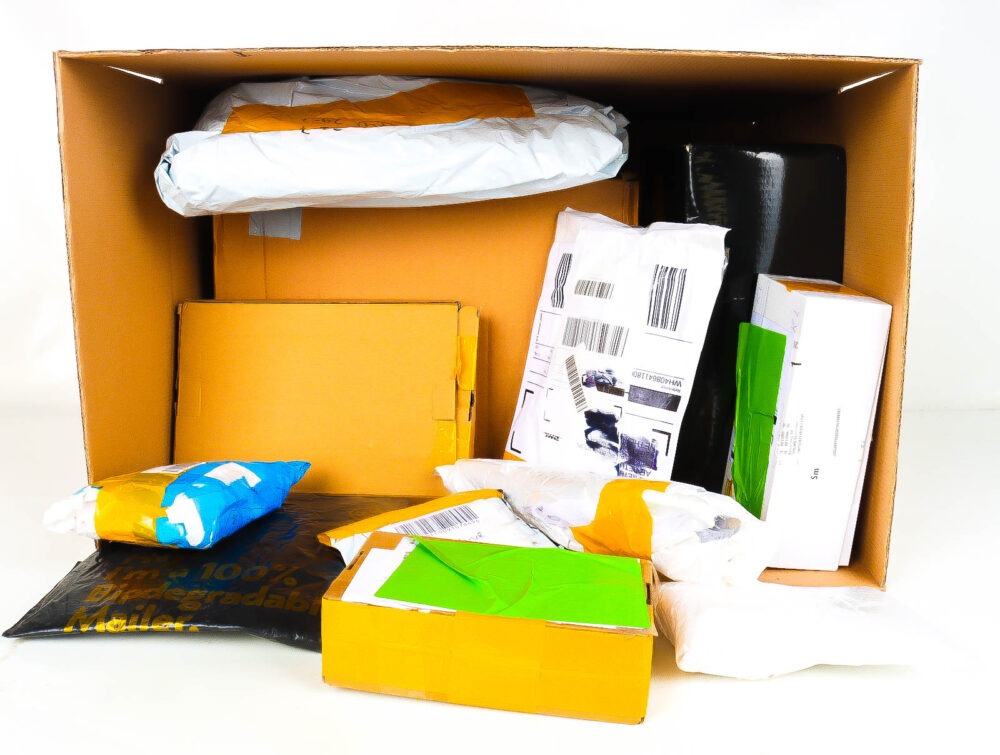 XL Doos met Verloren & Retour Postpakketten