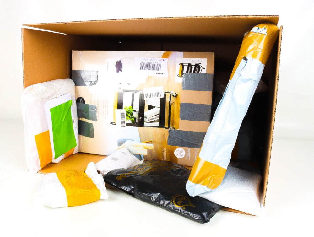 XL Doos met Verloren & Retour Postpakketten