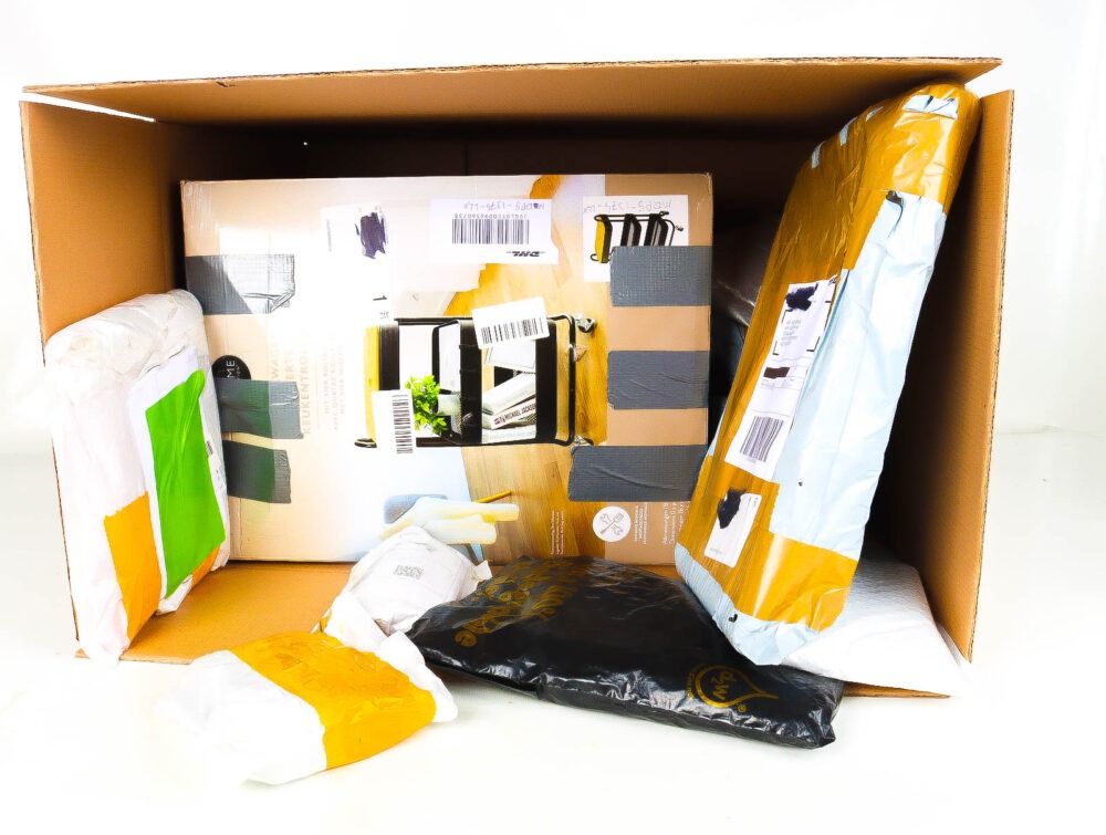 XL Doos met Verloren & Retour Postpakketten