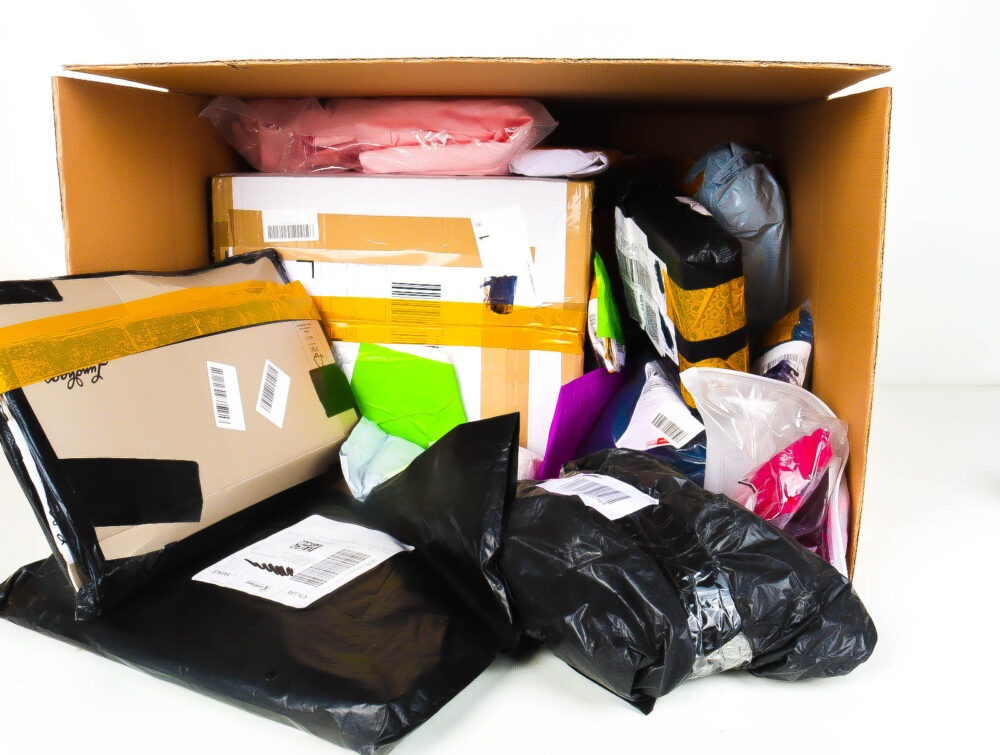 XL Doos met Verloren & Retour Postpakketten