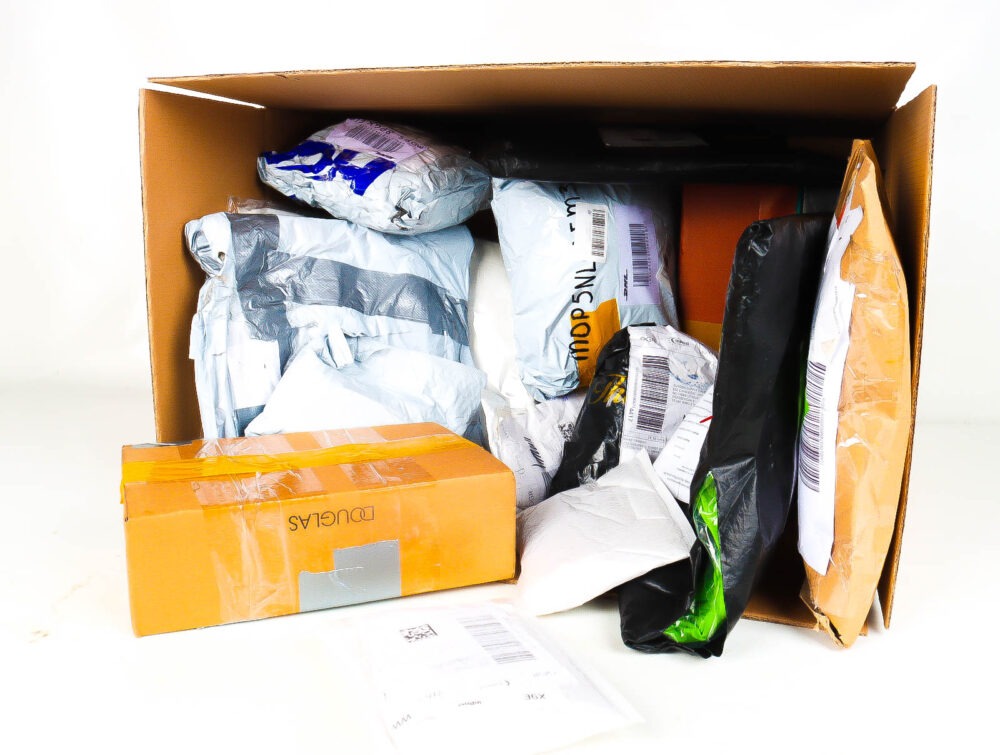 XL Doos met Verloren & Retour Postpakketten