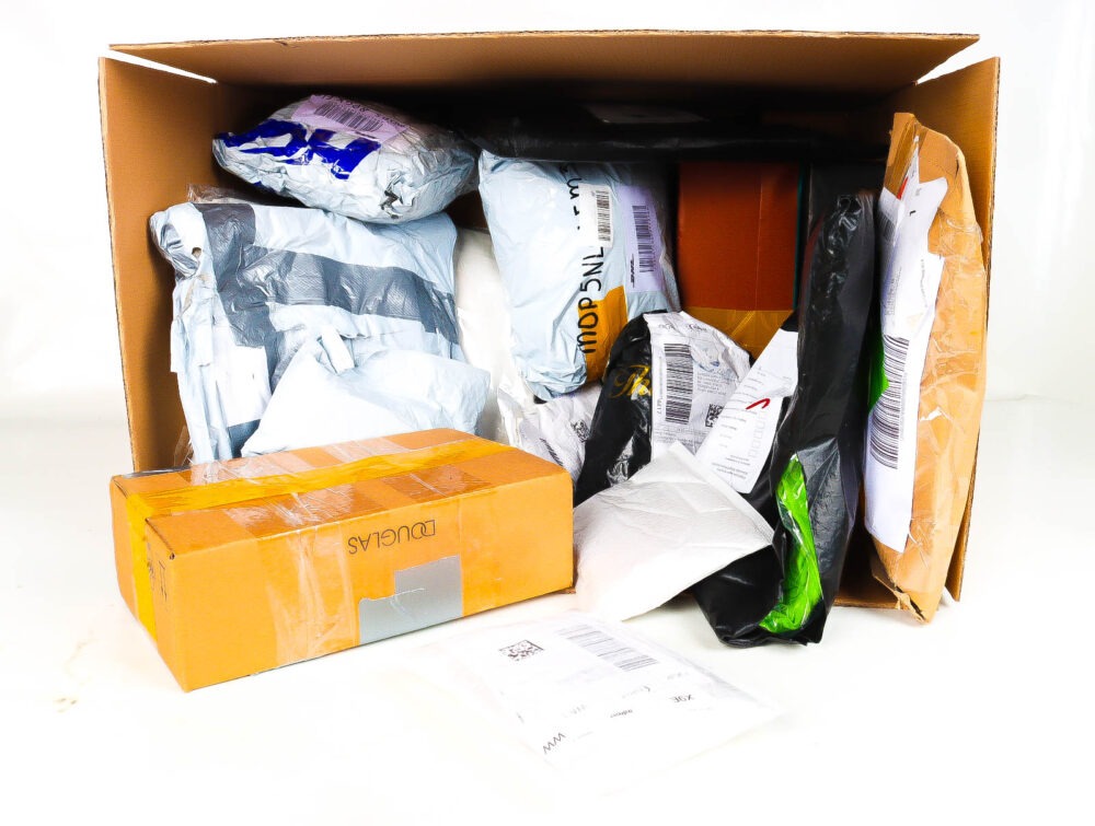 XL Doos met Verloren & Retour Postpakketten