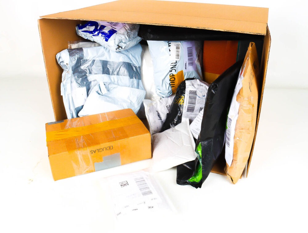 XL Doos met Verloren & Retour Postpakketten