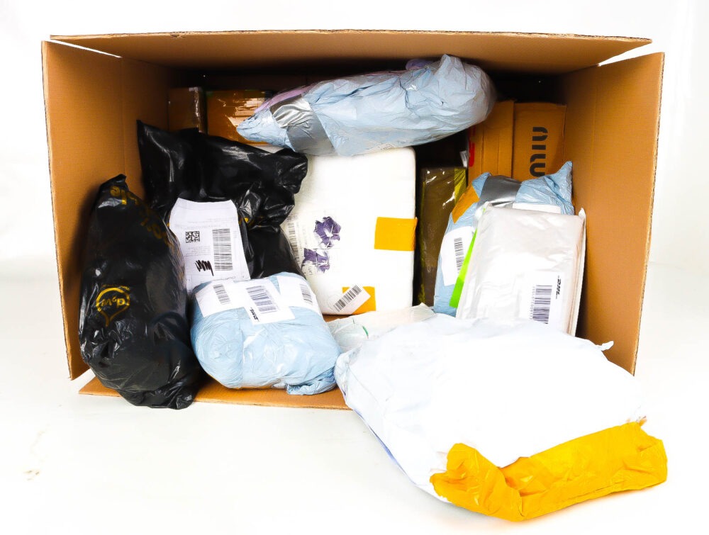 XL Doos met Verloren & Retour Postpakketten