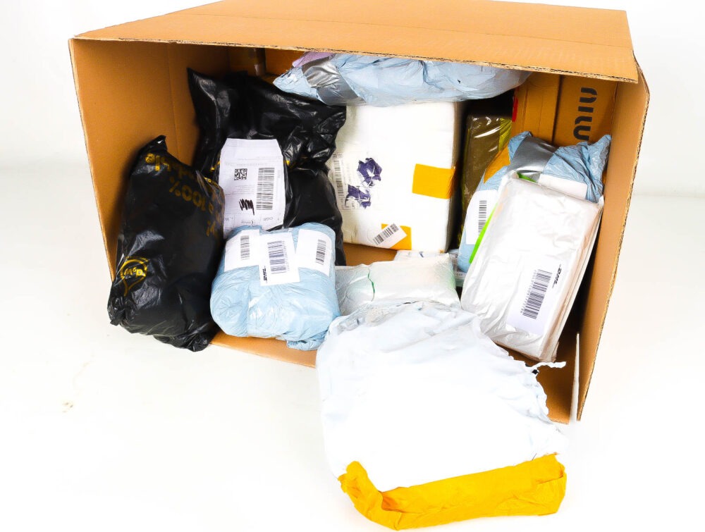 XL Doos met Verloren & Retour Postpakketten