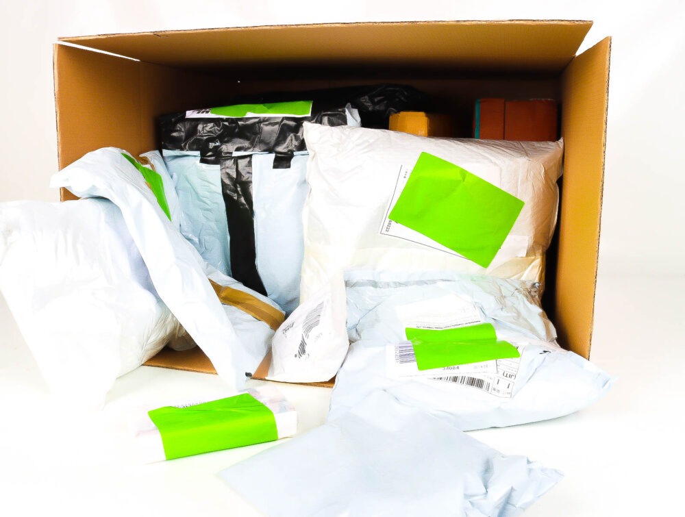 XL Doos met Verloren & Retour Postpakketten