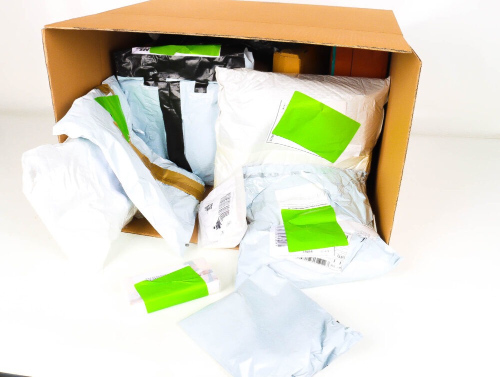 XL Doos met Verloren & Retour Postpakketten