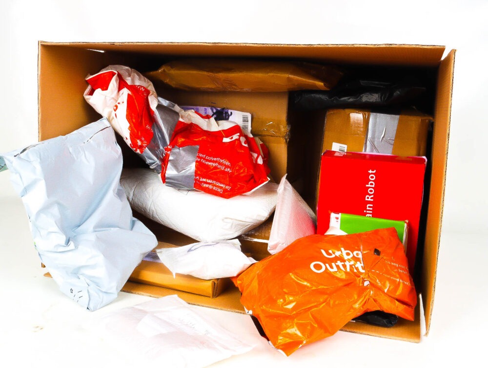 XL Doos met Verloren & Retour Postpakketten