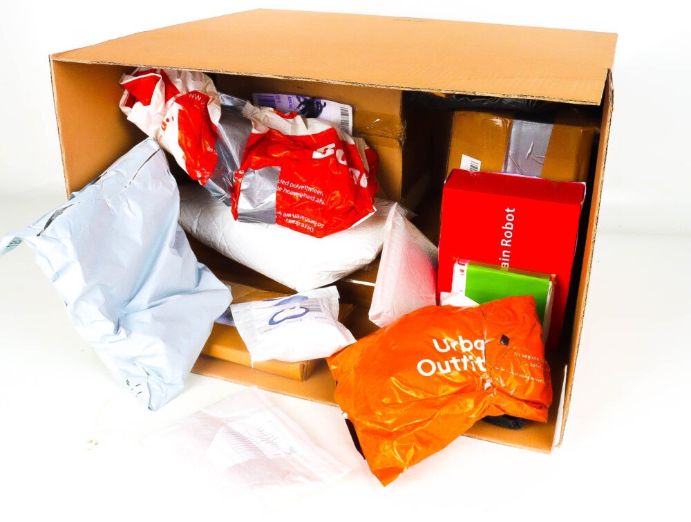 XL Doos met Verloren & Retour Postpakketten