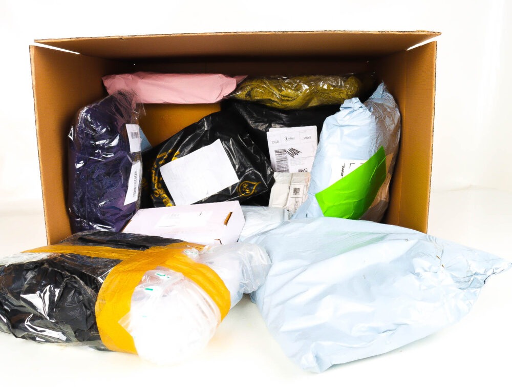 XL Doos met Verloren & Retour Postpakketten