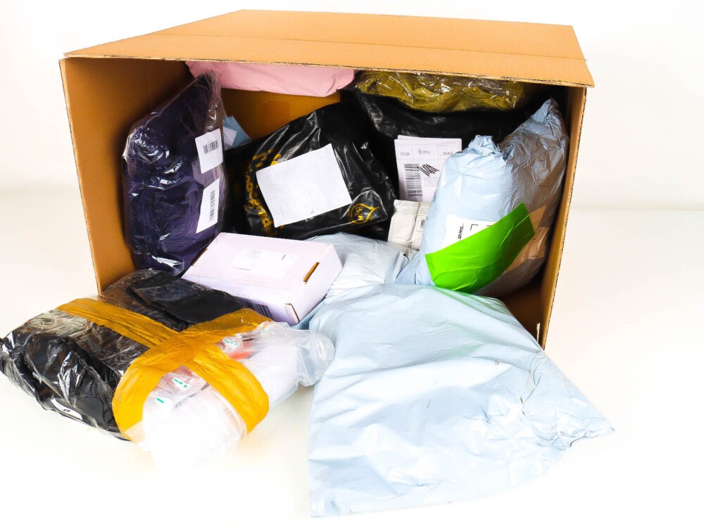 XL Doos met Verloren & Retour Postpakketten