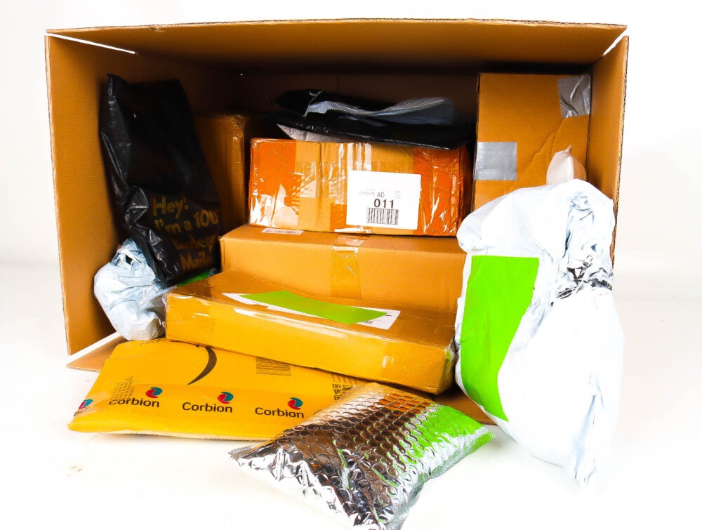XL Doos met Verloren & Retour Postpakketten