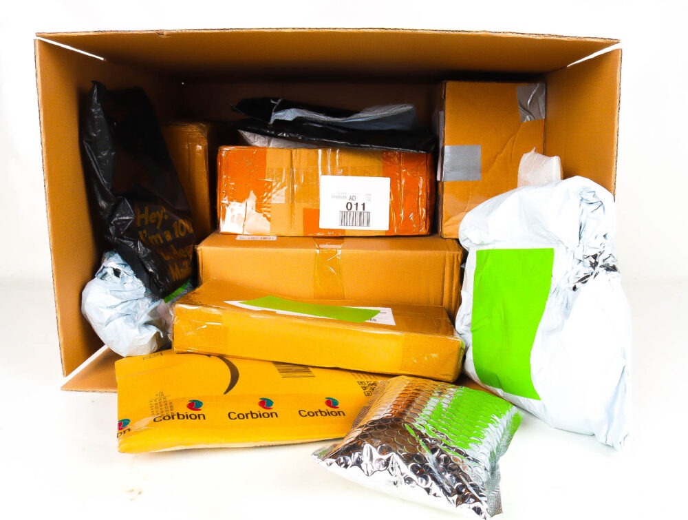 XL Doos met Verloren & Retour Postpakketten