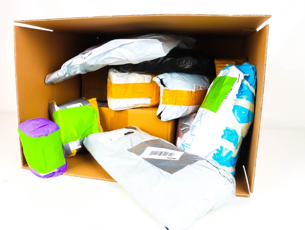 XL Doos met Verloren & Retour Postpakketten