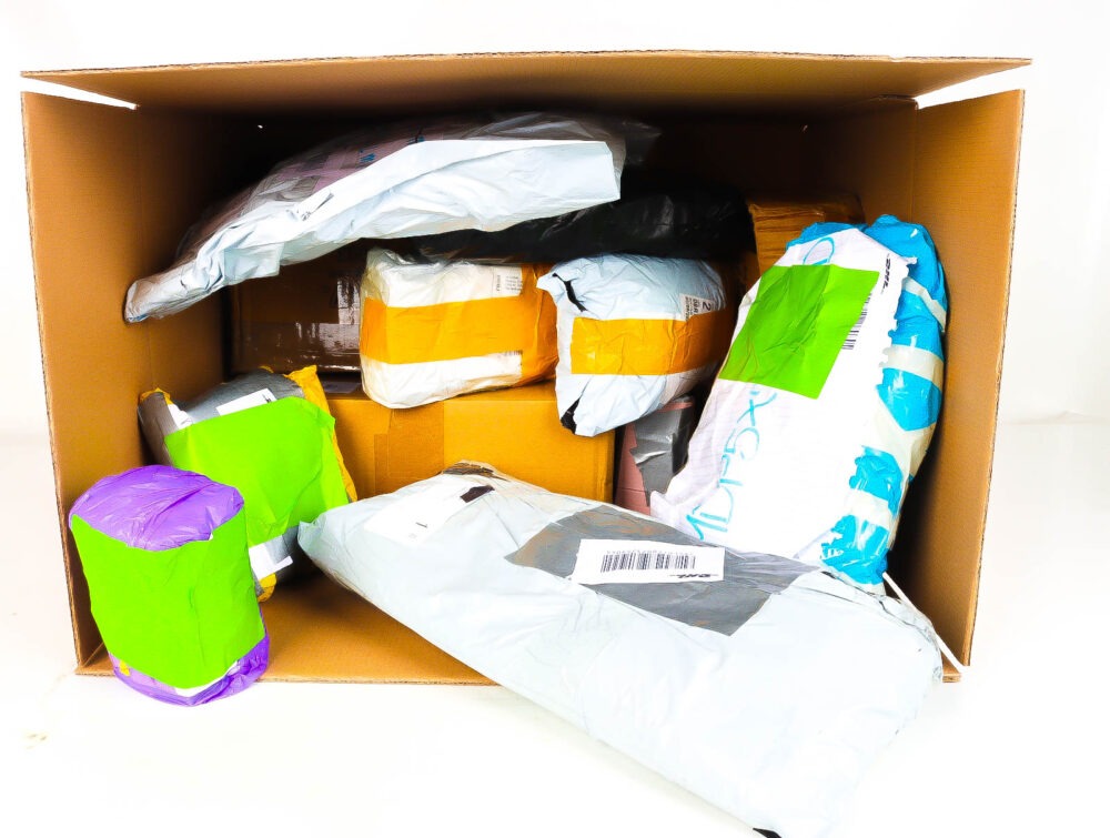 XL Doos met Verloren & Retour Postpakketten