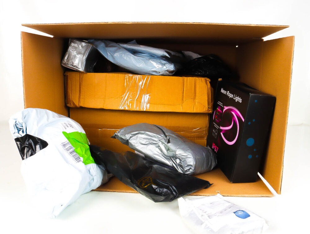 XL Doos met Verloren & Retour Postpakketten