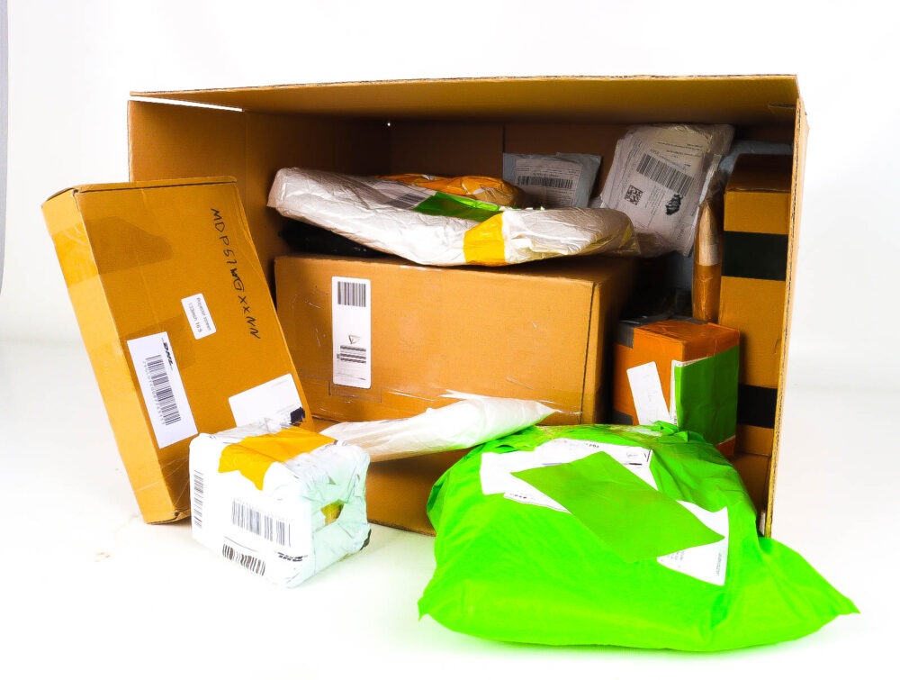XL Doos met Verloren & Retour Postpakketten