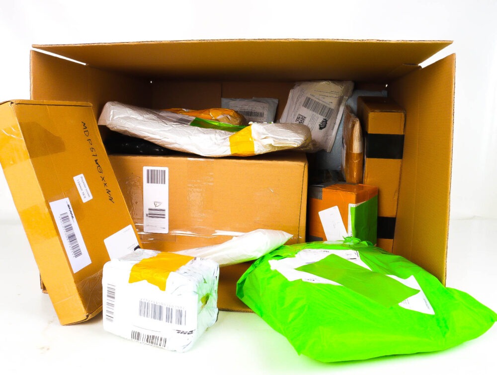 XL Doos met Verloren & Retour Postpakketten