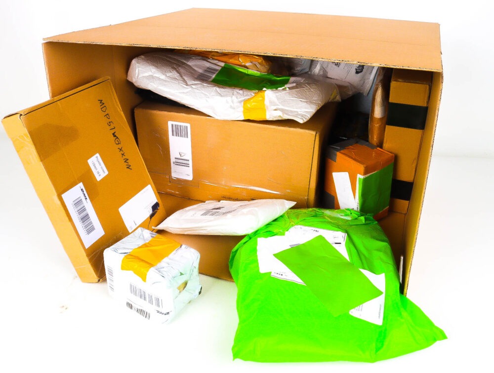 XL Doos met Verloren & Retour Postpakketten