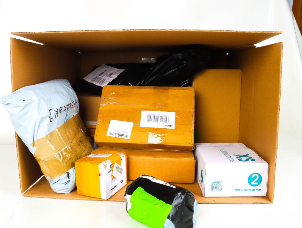 XL Doos met Verloren & Retour Postpakketten