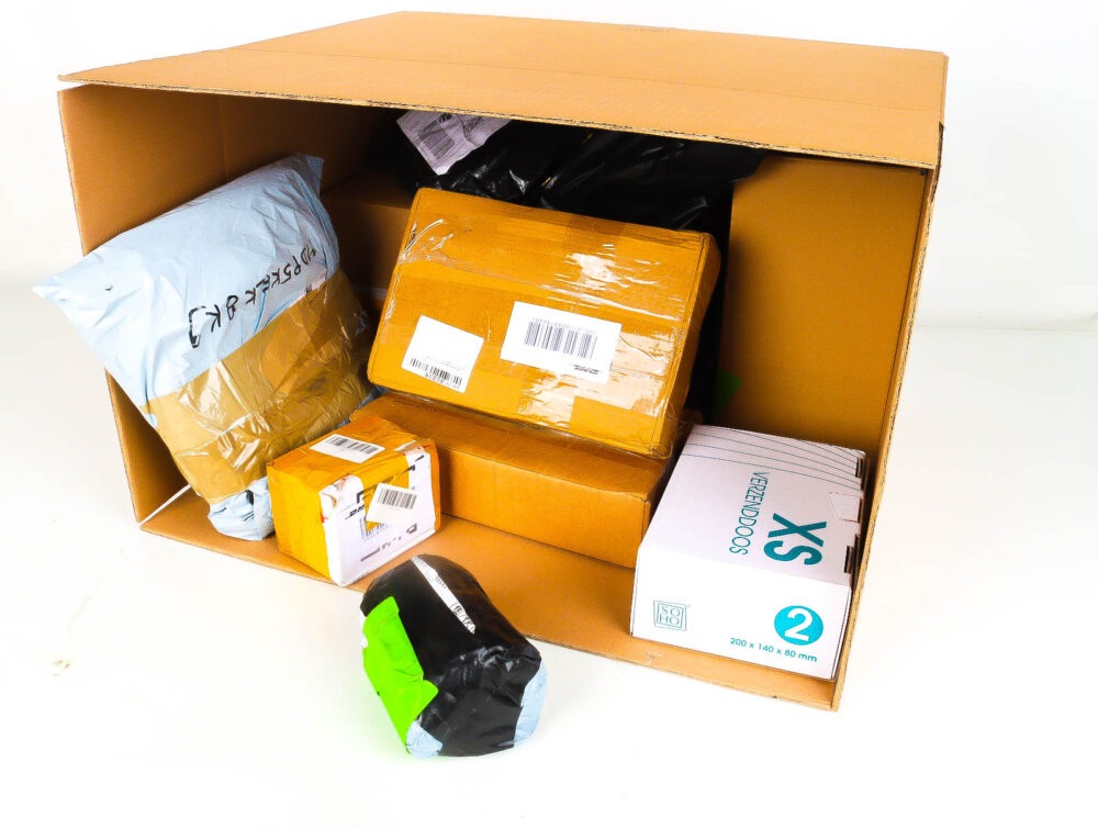 XL Doos met Verloren & Retour Postpakketten