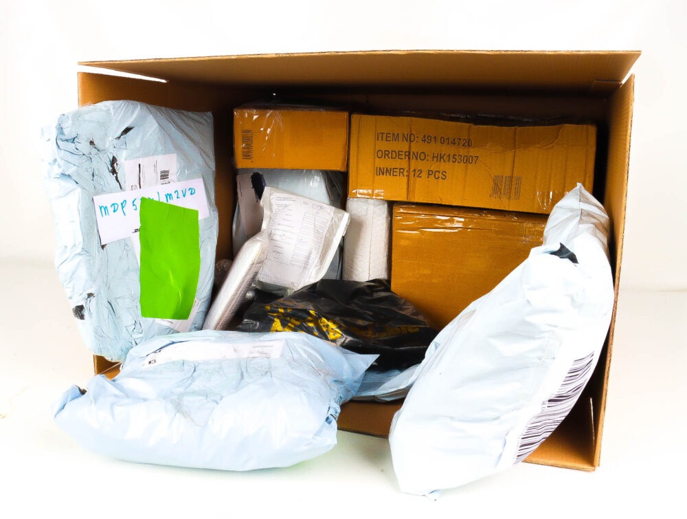 XL Doos met Verloren & Retour Postpakketten