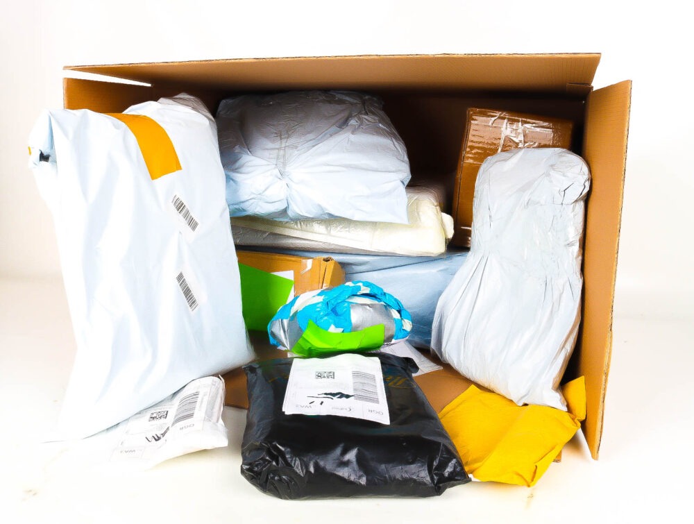 XL Doos met Verloren & Retour Postpakketten
