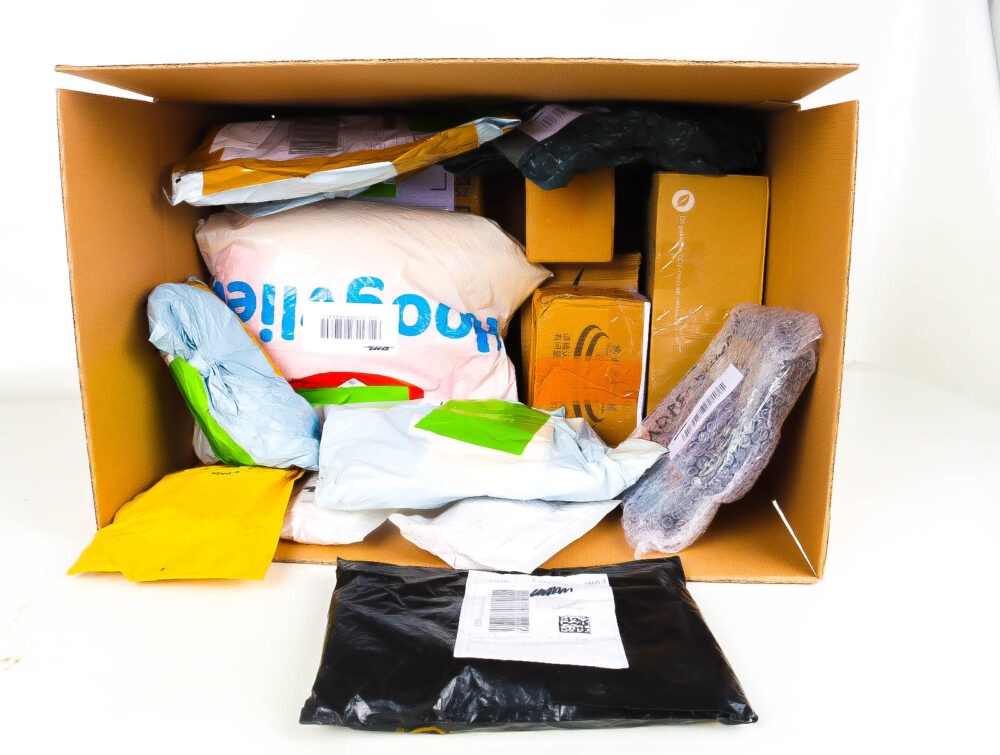 XL Doos met Verloren & Retour Postpakketten