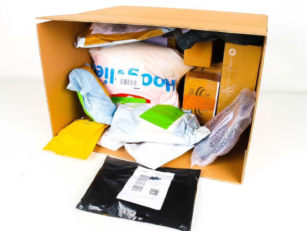XL Doos met Verloren & Retour Postpakketten